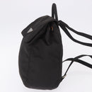 PRADA Backpack Nylon Black Silver Auth 193971-4