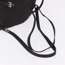 PRADA Backpack Nylon Black Silver Auth 193971-9