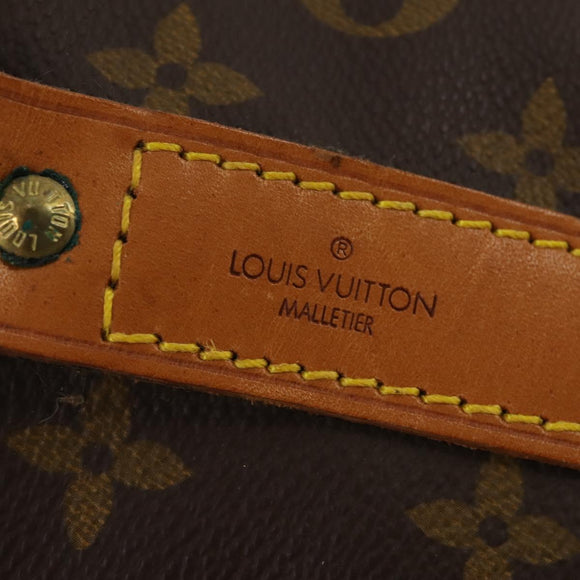 LOUIS VUITTON Monogram Keepall Bandouliere 55 Boston Bag M41414 LV Auth 193973