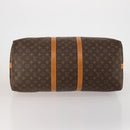 LOUIS VUITTON Monogram Keepall Bandouliere 55 Boston Bag M41414 LV Auth 193973-5