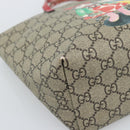 GUCCI GG Supreme Children's Hand Bag PVC Beige Silver 410812 Auth 193974-14