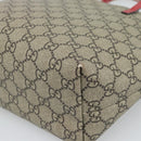 GUCCI GG Supreme Children's Hand Bag PVC Beige Silver 410812 Auth 193974-15