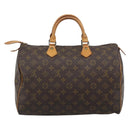 LOUIS VUITTON Monogram Speedy 35 Hand Bag M41524 LV Auth 193979A-2