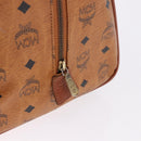 MCM Vicetos Logogram Hand Bag PVC Leather 2way Brown Gold Auth 193981-17