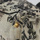 Miu Miu Tote Bag Canvas Beige Gold Auth 193986-16