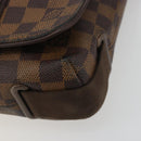 LOUIS VUITTON Damier Ebene Brooklyn PM Shoulder Bag N51210 LV Auth 193987-9