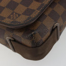 LOUIS VUITTON Damier Ebene Brooklyn PM Shoulder Bag N51210 LV Auth 193987-14