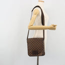LOUIS VUITTON Damier Ebene Brooklyn PM Shoulder Bag N51210 LV Auth 193987-23