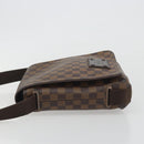 LOUIS VUITTON Damier Ebene Brooklyn PM Shoulder Bag N51210 LV Auth 193987-4