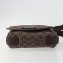 LOUIS VUITTON Damier Ebene Brooklyn PM Shoulder Bag N51210 LV Auth 193987-5