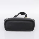 Coach Shoulder Bag Leather Black Gold Auth 193995-5