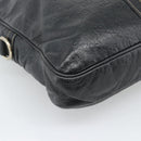 GUCCI GG Canvas Guccissima Bag Leather 2way Black Gold 201480 Auth 193998-16