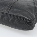 GUCCI GG Canvas Guccissima Bag Leather 2way Black Gold 201480 Auth 193998-17