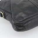 GUCCI GG Canvas Guccissima Bag Leather 2way Black Gold 201480 Auth 193998-8