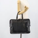 GUCCI GG Canvas Guccissima Bag Leather 2way Black Gold 201480 Auth 193998-23