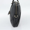 GUCCI GG Canvas Guccissima Bag Leather 2way Black Gold 201480 Auth 193998-4