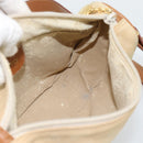 GUCCI Shoulder Bag Suede Outlet Beige Gold 007 090 0213 Auth 194001-18