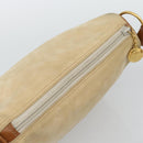 GUCCI Shoulder Bag Suede Outlet Beige Gold 007 090 0213 Auth 194001-6