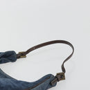 FENDI Hand Bag Denim Blue Auth 194002-8