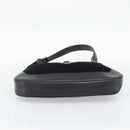 GUCCI Jackie Hand Bag Suede Black Silver 001 3346 Auth 194007-5