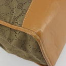 GUCCI GG Canvas Hand Bag Beige Gold 002 2854 0305 Auth 194010-18