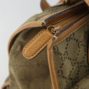 GUCCI GG Canvas Hand Bag Beige Gold 002 2854 0305 Auth 194010-8