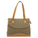 GUCCI GG Canvas Hand Bag Beige Gold 002 2854 0305 Auth 194010-13