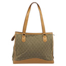 GUCCI GG Canvas Hand Bag Beige Gold 002 2854 0305 Auth 194010-2