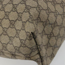 GUCCI GG Supreme Tote Bag PVC Beige 211137 Auth 194013-11