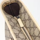 GUCCI GG Supreme Tote Bag PVC Beige 211137 Auth 194013-15
