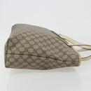 GUCCI GG Supreme Tote Bag PVC Beige 211137 Auth 194013-4
