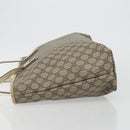 GUCCI GG Supreme Tote Bag PVC Beige 211137 Auth 194013-5