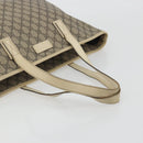 GUCCI GG Supreme Tote Bag PVC Beige 211137 Auth 194013-7