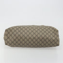GUCCI GG Supreme Tote Bag PVC Beige 211137 Auth 194013-9