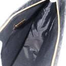 SAINT LAURENT Tote Bag Leather Black Gold Auth 194015-17