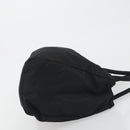 PRADA Hand Bag Nylon Black Silver Auth 194017-4