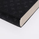 LOUIS VUITTON Monogram Satin Ange GM Hand Bag Black M92100 LV Auth 194018-10