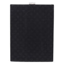 LOUIS VUITTON Monogram Satin Ange GM Hand Bag Black M92100 LV Auth 194018-3