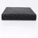 LOUIS VUITTON Monogram Satin Ange GM Hand Bag Black M92100 LV Auth 194018-8