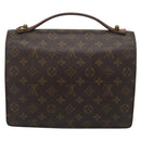 LOUIS VUITTON Monogram Monceau 28 Hand Bag M51185 LV Auth 194022-2