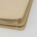 GUCCI Hand Bag Leather Beige Silver 007 406 0265 Auth 194023-16