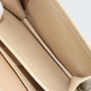 GUCCI Hand Bag Leather Beige Silver 007 406 0265 Auth 194023-22