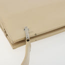 GUCCI Hand Bag Leather Beige Silver 007 406 0265 Auth 194023-7