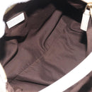 GUCCI GG Canvas Abbey Shoulder Bag Beige Gold 189833 Auth 194033V-17