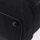 PRADA Boston Bag Nylon 2way Black Silver Auth 194039-17