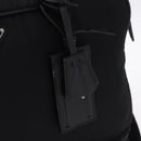 PRADA Boston Bag Nylon 2way Black Silver Auth 194039-22
