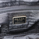 PRADA Chain Shoulder Bag Nylon Black Gold Auth 194040-16