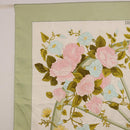 HERMES Carre 90 Scarf ROMANTiQUE Silk Green Auth 194042-2