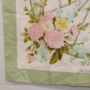 HERMES Carre 90 Scarf ROMANTiQUE Silk Green Auth 194042-8