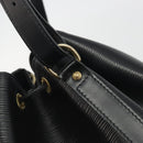 LOUIS VUITTON Epi Petit Noe Shoulder Bag Black M44102 LV Auth 194044V-14